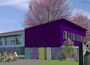 extension de l' école "le pré aux oiseaux" à la Mothe Achard (85) : une réalisation de Muriel Bernard, architecte DPLG. 2016