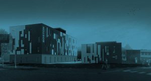 Immeuble de bureaux à la Roche sur Yon (85) : une réalisation de Muriel Bernard, architecte DPLG. 2016