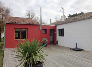 extension de maison unifamiliale à Grosbreuil (85) : une réalisation de Muriel Bernard, architecte DPLG. 2016