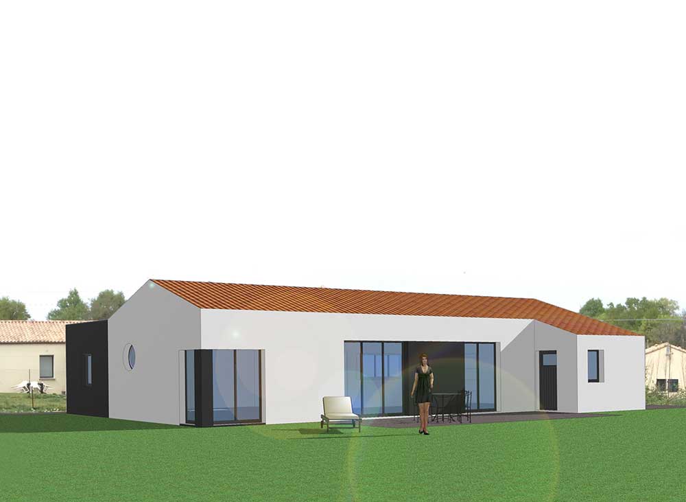 conception d'une maison unifamiliale à Martinet (85) : une réalisation de Muriel Bernard, architecte DPLG. 2016